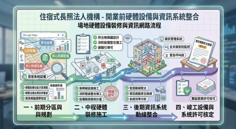 長照機構開業前設備與系統盤點:照顧設備到資訊系統一次看懂