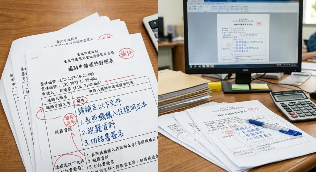 送審文件與補正修改
