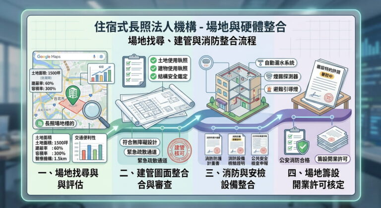 長照機構找場地前要確認的 6 件事